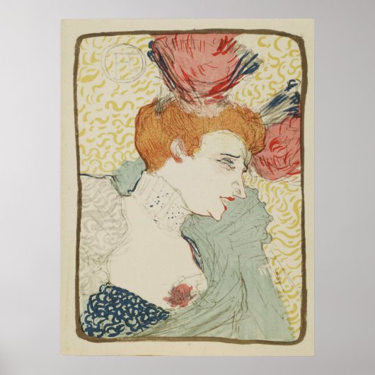 Poster Mademoiselle Marcelle Lender par Toulouse Lautrec (Devant)