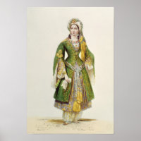 Mademoiselle Rachel comme Roxane dans 'Bajazet'