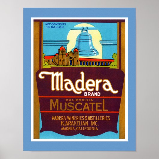 Poster Madera Muscatel (Devant)