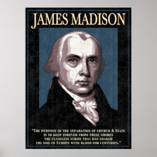 Poster Madison - Église et État