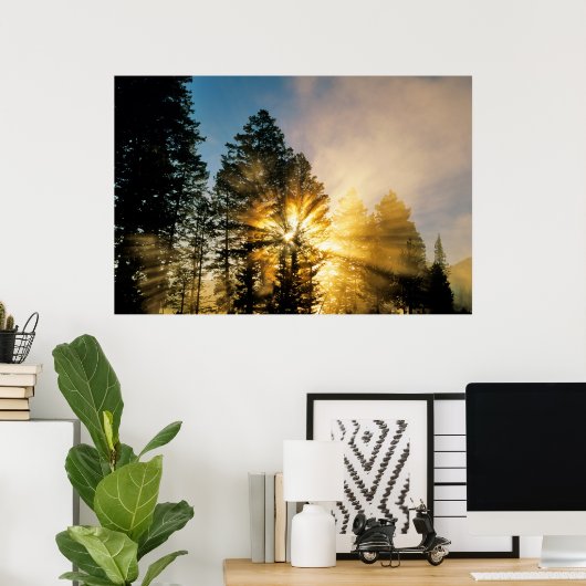 Poster Madison | Parc national de Yellowstone (Bureau à domicile)