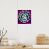 POSTER MADONE AVEC ENFANT ET ANGES (Cuisine)