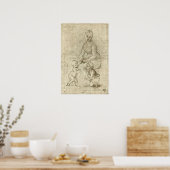 Poster Madone, Christ, Saint Jean-Baptiste par Raphaël (Cuisine)