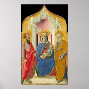 Poster Madone & Enfant - Domenico Bartolo Fine Art Affich