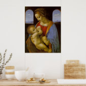Poster Madone Litta par Léonard de Vinci (Cuisine)