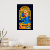 Poster Madonna and Child Holiday Christmas postcard Poste (Cuisine)