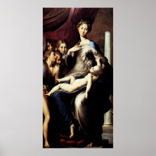 Poster Madonna au long cou par Parmigiano