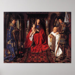 Poster Madonna avec Canon van der Paele
