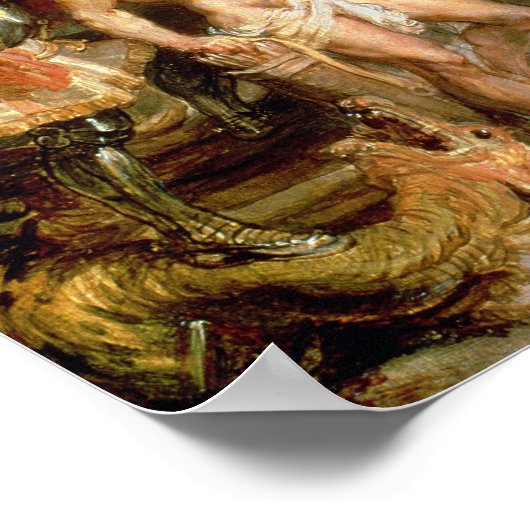 Poster Madonna avec enfant (Coin)