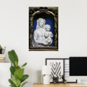POSTER MADONNA AVEC ENFANT (Bureau à domicile)