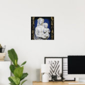 POSTER MADONNA AVEC ENFANT (Bureau à domicile)