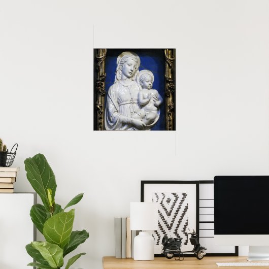 POSTER MADONNA AVEC ENFANT (Bureau à domicile)