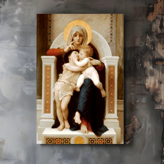 Poster Madonna avec enfant et Jean Baptiste