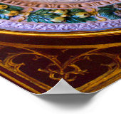 POSTER MADONNA AVEC ENFANT ET SAINTS (Coin)