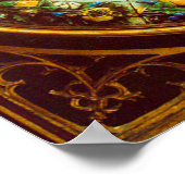 POSTER MADONNA AVEC ENFANT RENAISSANCE FLORAL CROWN (Coin)