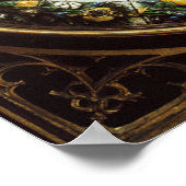 POSTER MADONNA AVEC ENFANT RENAISSANCE FLORAL CROWN (Coin)