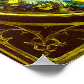 POSTER MADONNA AVEC ENFANT RENAISSANCE FLORAL CROWN (Coin)