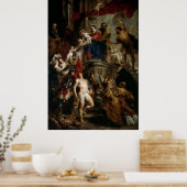 Poster Madonna avec Jésus Encerclé par les Saints - Ruben (Cuisine)