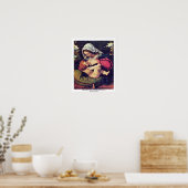 Poster Madonna Avec Le Coussin Vert (Cuisine)