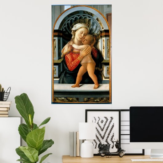 Poster Madonna avec l'enfant (Bureau à domicile)