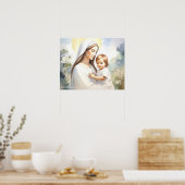Poster Madonna avec l'enfant Jésus (Cuisine)