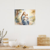 Poster Madonna avec l'enfant Jésus (Cuisine)