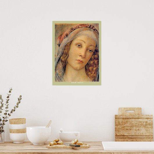 Poster Madonna - Botticelli (Cuisine)