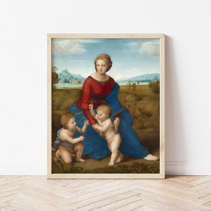 Poster Madonna dans le pré   Raphael
