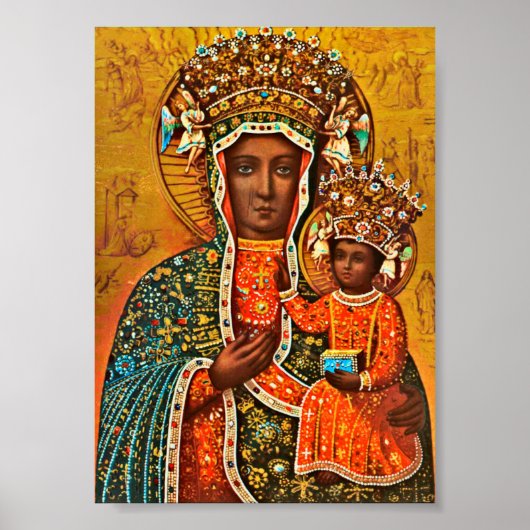 Poster Madonna de Czestochowa (Devant)