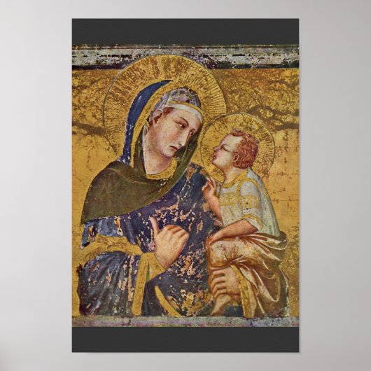 Poster Madonna Dei Tramonti Par Lorenzetti Pietro (Devant)