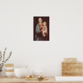 Poster Madonna Del Granduca par Raphael (Cuisine)