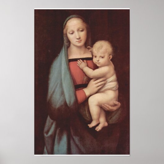 Poster Madonna Del Granduca par Raphael (Devant)