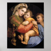 Poster Madonna Della Sedia (Devant)