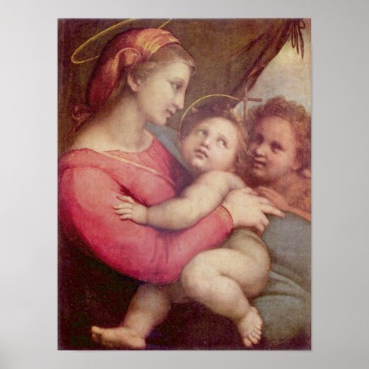 Poster Madonna della Tenda - Raphael (Devant)