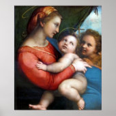 Poster Madonna della Tenda - Raphael - c1513 (Devant)