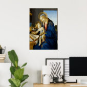 Poster Madonna du livre de Botticelli (Bureau à domicile)