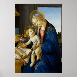 Poster Madonna du livre de Botticelli