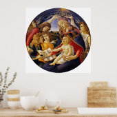 Poster Madonna du Magnificat par Botticelli (Cuisine)