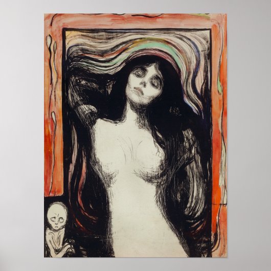 Poster Madonna | Edvard Munch | (Devant)