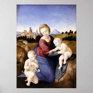 Poster Madonna Esterhazy - Raphael - c1508