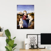 Poster Madonna Esterhazy - Raphael - c1508 (Bureau à domicile)