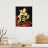 POSTER MADONNA ET ENFANT (Cuisine)