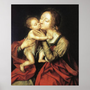 POSTER MADONNA ET ENFANT