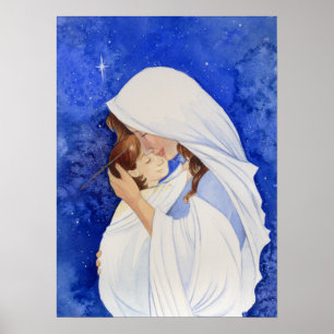 Poster Madonna et enfant