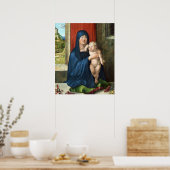 Poster Madonna et Enfant - Albrecht Durer - c1496 (Cuisine)