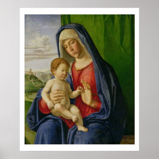 Poster Madonna et Enfant, années 1490 (Devant)
