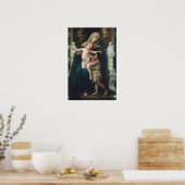 Poster Madonna et enfant avec Jean Baptiste (Cuisine)