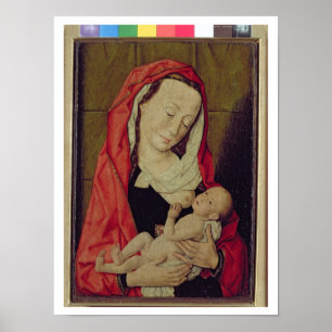 Poster Madonna et enfant (panneau)
