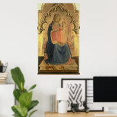 Poster Madonna et Enfant, panneau central d'un triptyque (Bureau à domicile)