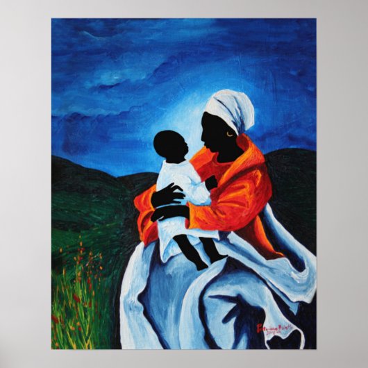 Poster Madonna et enfant - Premiers mots 2008 (Devant)